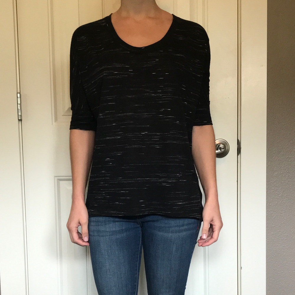 Forever 21 black dolman sleeve top